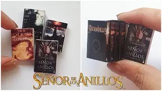 DIY Miniature Inspired Books The Lord Of The Rings Tutorial | Crafts Scale 1:6