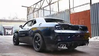 Кастомный выхлоп Dodge Challenger