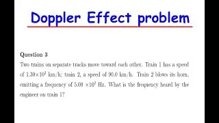 Two trains on separate tracks move toward each other. Train 1 has a speed of 1.30×102 km/h; train 2