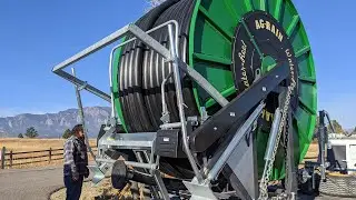Unloading a Kifco T41x1476 Ag Reel