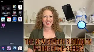 The Search Button on iPhone Home Screen (and how to turn it off)
