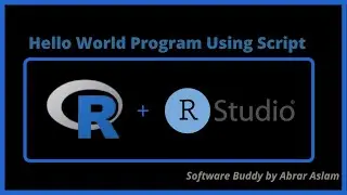 R Programming | Simple Program using Scripting in R