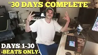 The 30 HipHop Instrumentals that were made during the “30 Days of Sampling” Livestreams (Beats Only)