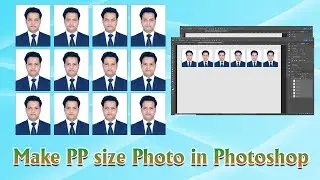 Make PP size photo in Photoshop