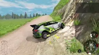 BeamNG Rally  AMERICAN ROAD - North Barstow State Gameplay E5