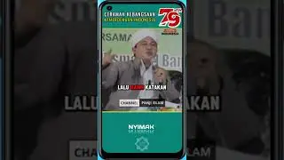Nyimak CERAMAH UNTUK KEMERDEKAAN RI  KYAI IMAD 