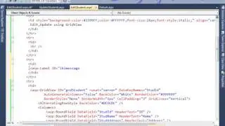 How to Edit,Update the Student Record using GridView