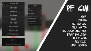 🔫😲PHANTOM FORCES GUI | ESP, TRACERS, NO RECOIL, AND MORE😲🔫