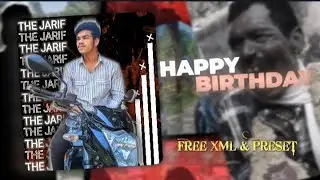 Birthday xml 🎂🎉 Ae inspired alight motion badass edit xml preset file #xml