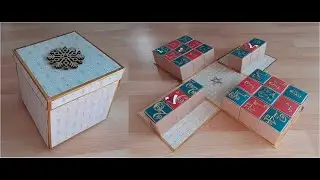 Gift box - Advent calendar / Boite cadeau-calendrier de l'Avent (100% Action)