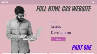How To Make Website Using HTML And CSS  | Website Design With HTML And CSS Part One #1
