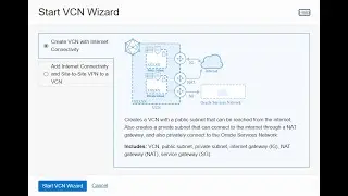 Oracle Cloud Infrastructure - Create Virtual Cloud Network with Internet Connectivity using Wizard