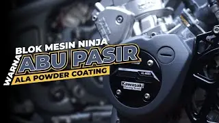 REPAINT COVER BLOK MESIN NINJA ALA ABU PASIR | SAPPORO ULTIMATE