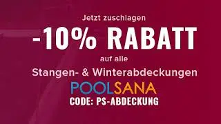 Nur bis 18.11.: -10% auf Pool Stangen- und Winterabdeckungen
