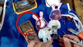 💥¡ Ventilador Recargable! Reparación exitosa🔴