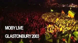Moby 'Feeling So Real' Live at Glastonbury