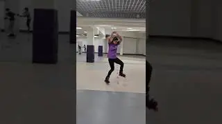 Прыжки + фристайл слалом (180 front to back + freestyle) 😜