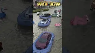 Dubai cars Antiflood technologies  #heavyrain #flood #uae #uaeweather #alain