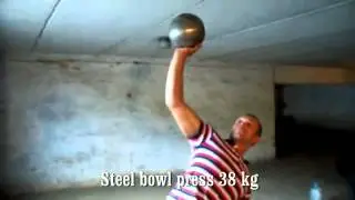 Steel ball press 38 kg