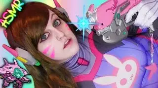 ASMR Overwatch 🐰  D.Va Cosplay ♡ Pro Gamer Girl, Video Games, Let's Play, Jumpsuit, Gloves ♡