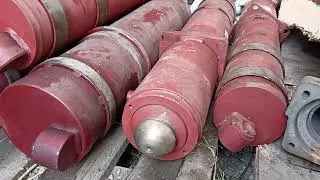 Гидроцилиндр КС-4572А.31.200 (140х110х500) вывешивания крана автокрана Галичанин КС-4572А
