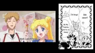 Sailor Moon Crystal vs Manga: Episode 02