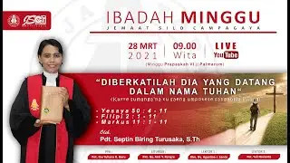 [LIVE STREAMING] Ibadah Minggu GT. Jemaat Silo Campagaya || Minggu, 28 Maret 2021