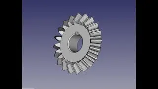 FreeCad Коническая по чертежу