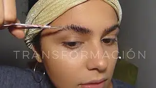 DEJÉ CRECER MIS CEJAS POR 8 SEMANAS | TRANSFORMACIÓN PASO A PASO