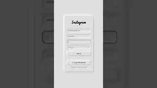 Instagram Neumorphic UI with HTML & CSS 👆