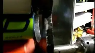 Softball cap coming off