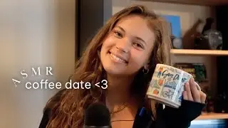 ASMR | Morning Coffee & Chit-Chat (aka a lil coffee date!) (whisper, voiceover, drinking sounds)