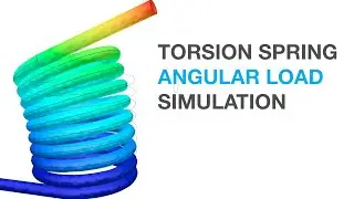 Spring Torsion Simulation in Fusion 360! Angular Global Load and Structural Load Tutorial