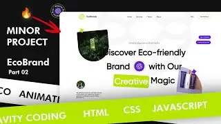 🌐 New Minor Project | EcoBrand Part 02 | HTML CSS & JAVASCRIPT Project | Web Development Project