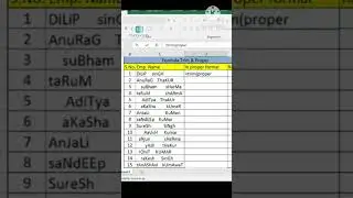 🔥 excel formula for job | Excel interview formula | Trim with proper |#excelshorts   #excelformula