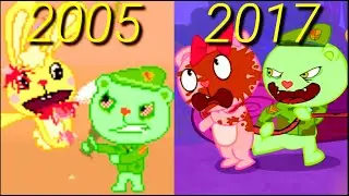 Evolution Of Happy Tree Friends Games 2005~2017