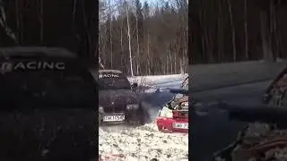 Gdzie Subaru nie może tam BMW pośle #rally #crash