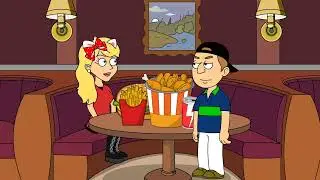 Lisa Gets Fat At McDonald's And Gets Grounded