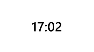 Timer for 17 minutes and 2 seconds