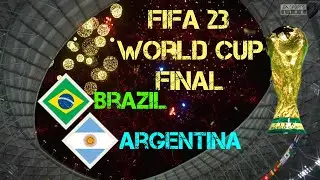 FIFA 23 World Cup final - Brazil vs Argentina