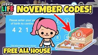 UNLOCK ALL HOUSE NOVEMBER CODES Toca Life World Secrets and Hacks | Toca Boca
