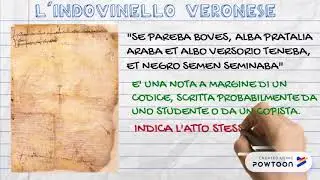 LE PRIME ATTESTAZIONI DEL VOLGARE ITALIANO