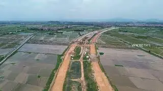 TOÀN CẢNH ĐƯỜNG VÀNH ĐAI 4 QUA HUYỆN MÊ LINH HÀ NỘI