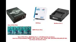Best Box For EMMC Repair , Compare Easy JTAG Plus , Medusa Pro 2 , UFI,MIPI Tester Box