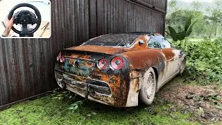 Forza Horizon 5 Rebuilding Nissan GTR R-35 ( steering wheel gameplay )