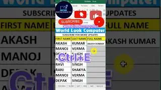 Interview में पूछा जाने वाला Question | excel short #computer #excel #viral #tricks #yt #ytshorts
