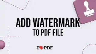 How to Add a Watermark on a PDF File