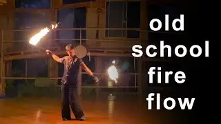 Old-School Fire Poi Flow at Leviathan