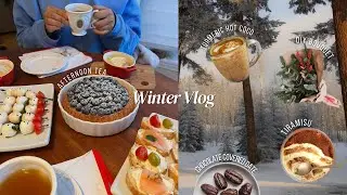 cozy days in my kitchen ❄️ | Silent slow VLOG