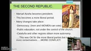 The XXth Century in Spain explained by Ana.